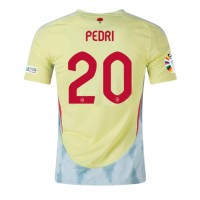 Camiseta España Pedri Gonzalez #20 Segunda Equipación Replica Eurocopa 2024 mangas cortas
